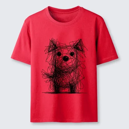 Tokyo-Tiger Scruffy Dog Chaos Art Classic T-Shirt