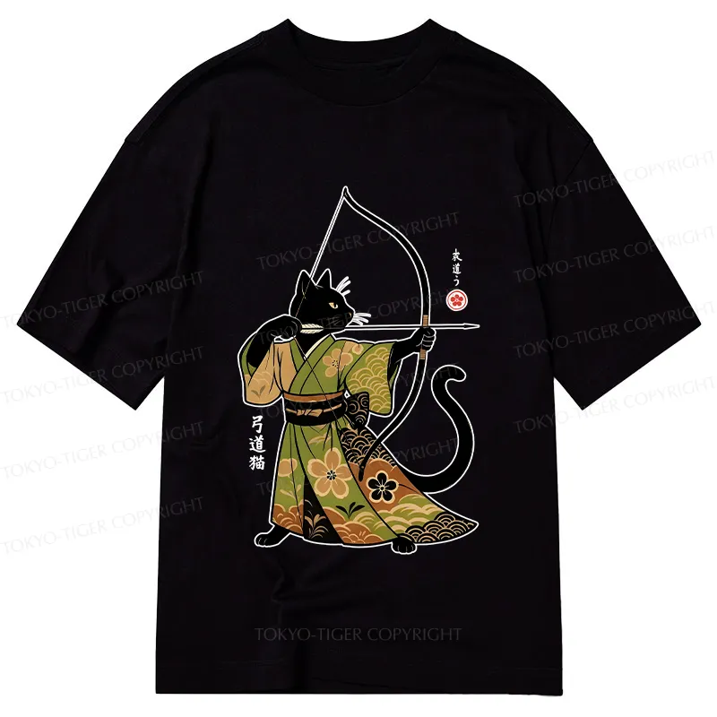 Tokyo-Tiger Japan Cat Archery Classic T-Shirt
