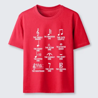 Tokyo-Tiger Musician With Note Types Classic T-Shirt