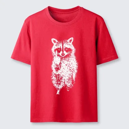 Tokyo-Tiger Raccoon Giving The Middle Finger Classic T-Shirt