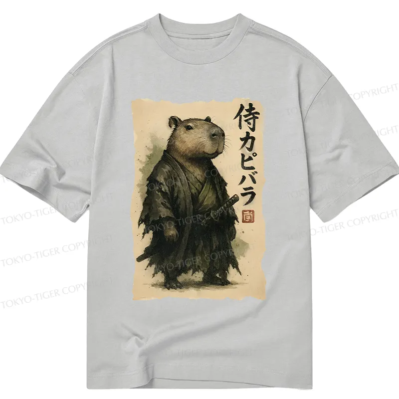 Tokyo-Tiger Capybara Samurai Classic T-Shirt