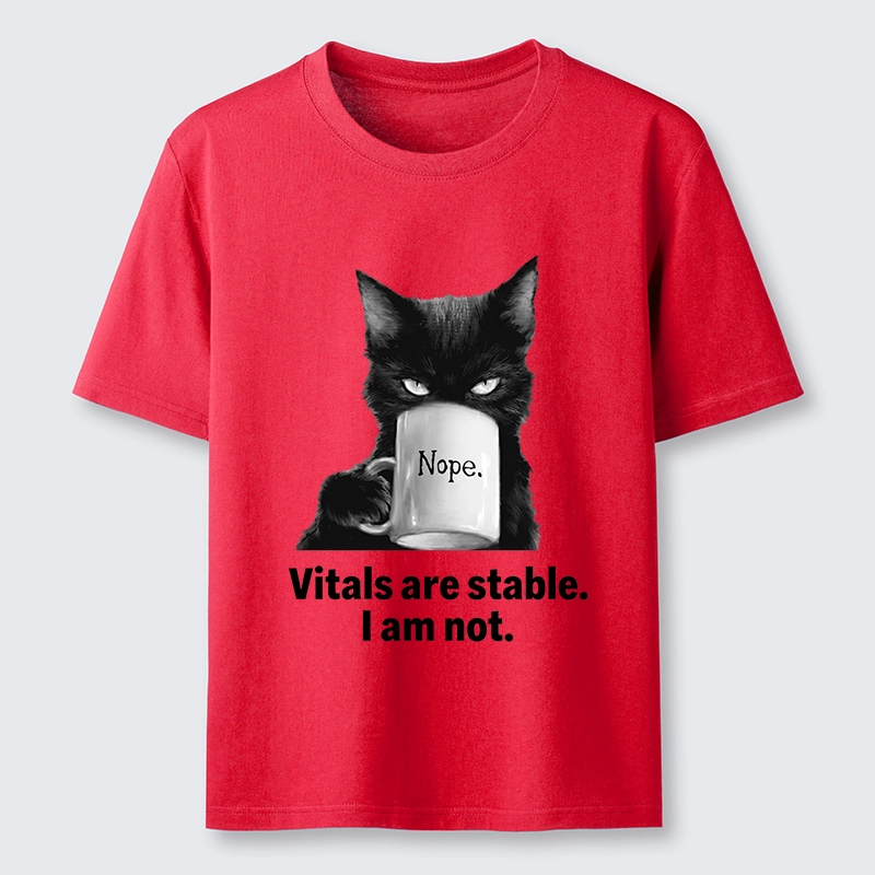 Tokyo-Tiger Grumpy Black Cat Coffee Meme Classic T-Shirt