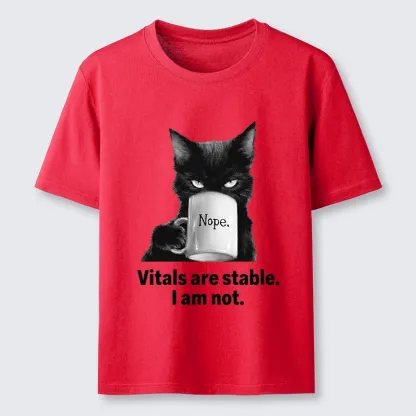 Tokyo-Tiger Grumpy Black Cat Coffee Meme Classic T-Shirt