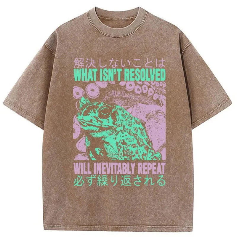 Tokyo-Tiger What Ist Resolved Forg Washed T-Shirt