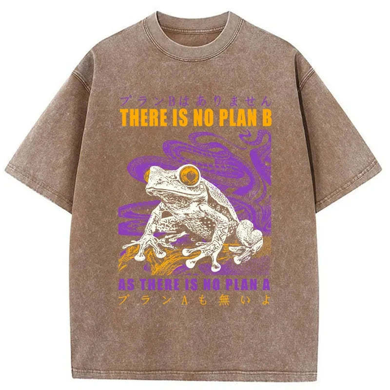 Tokyo-Tiger Thers Is No Plan B Frog Washed T-Shirt