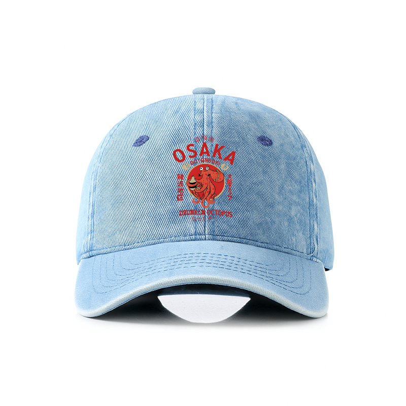 Tokyo-Tiger Drunken Octopus Japan Denim Cap