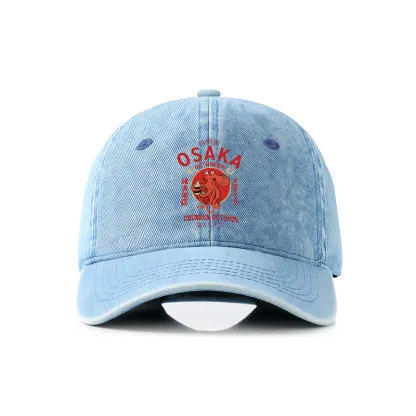 Tokyo-Tiger Drunken Octopus Japan Denim Cap