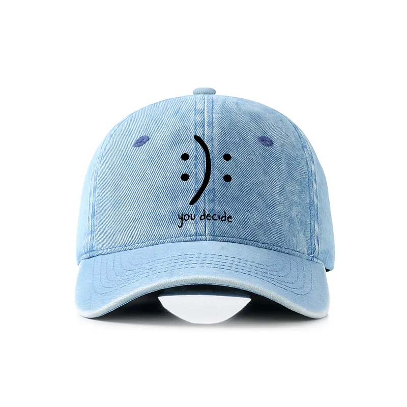 Tokyo-Tiger Laugh Or Sad Denim Cap