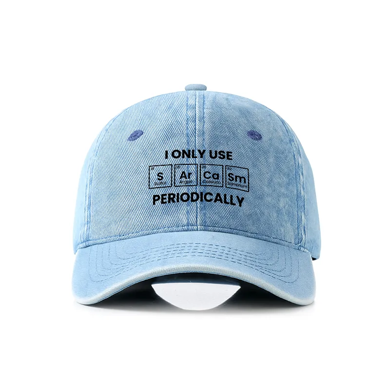 Tokyo-Tiger Interesting Chemical Elements Denim Cap