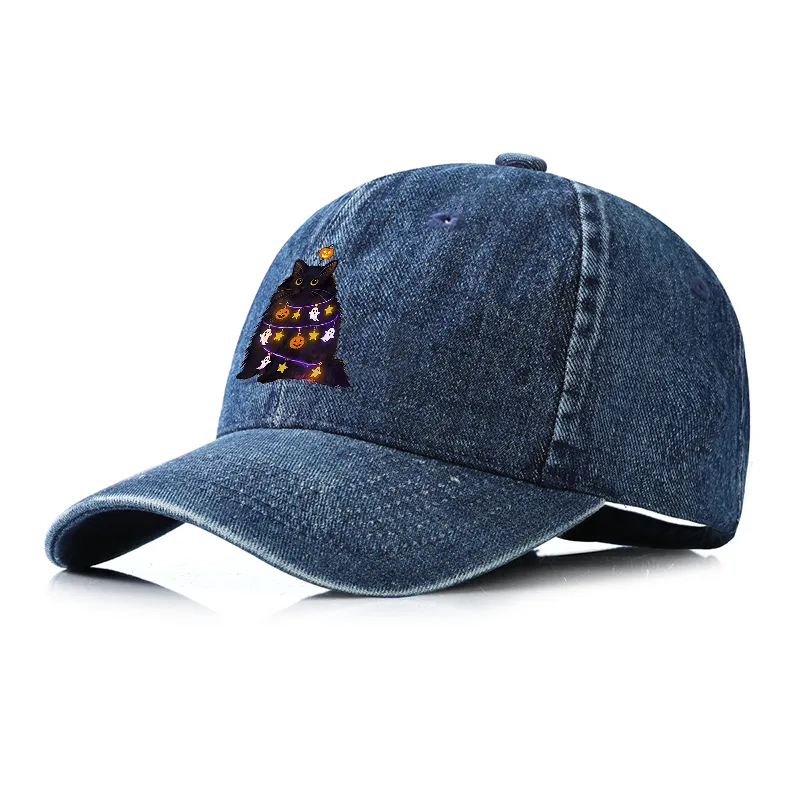 Tokyo-Tiger Halloween Cat Denim Cap