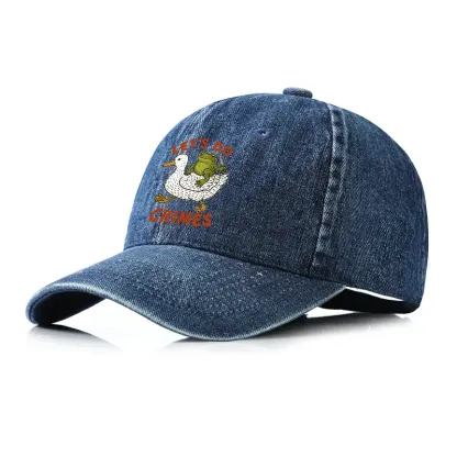 Tokyo-Tiger Frog Ready To Commit Crime Denim Cap