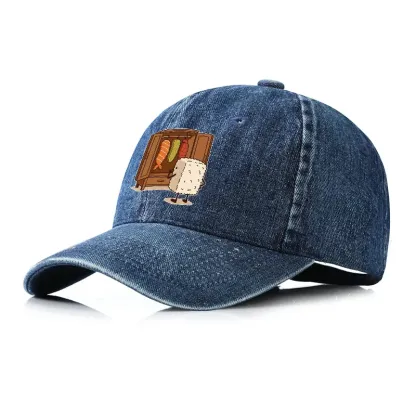 Tokyo-Tiger Sushi Pick Out  Denim Cap