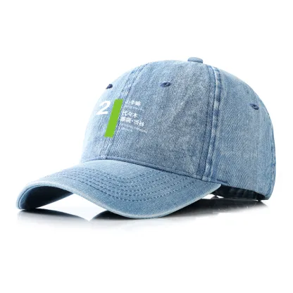 Tokyo-Tiger Yamanote Line Shibuya and Harajuku Denim Cap