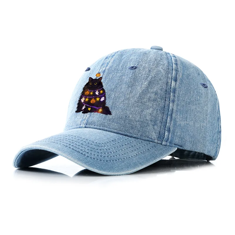 Tokyo-Tiger Halloween Cat Denim Cap