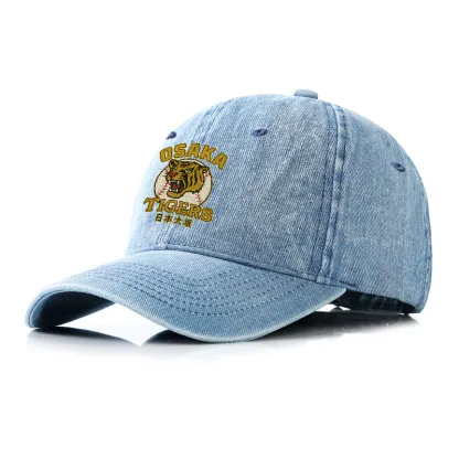 Tokyo-Tiger Funny Osaka Tigers Denim Cap