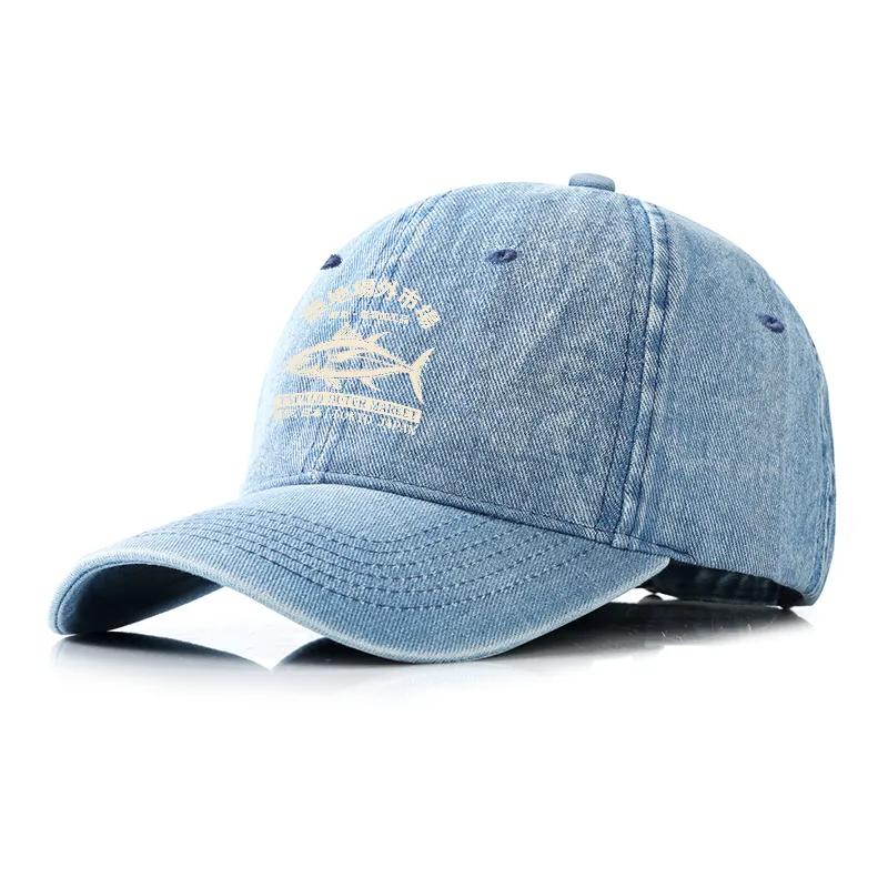 Tokyo-Tiger Japan Tsukiji Fish Market Denim Cap