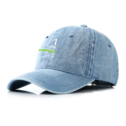 Tokyo-Tiger Yamanote Line Platform Sign Denim Cap