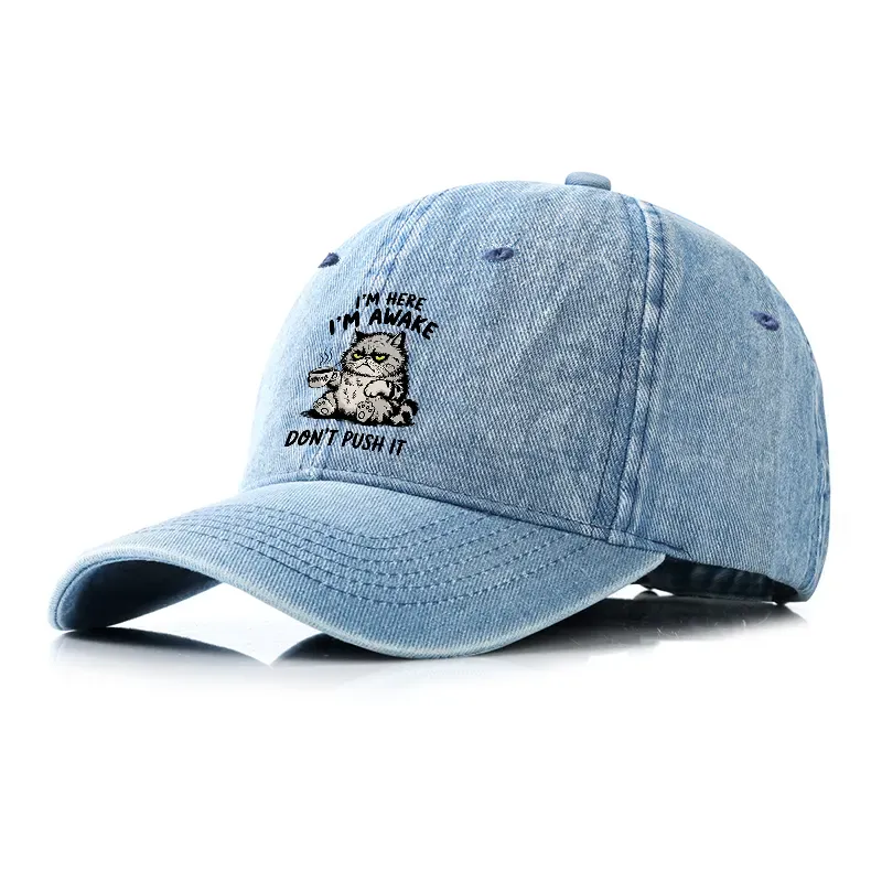 Tokyo-Tiger Tired Cat   Denim Cap