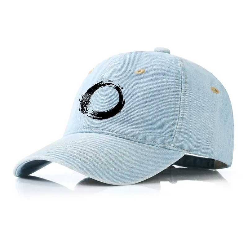 Tokyo-Tiger Dragon's Circle Denim Cap
