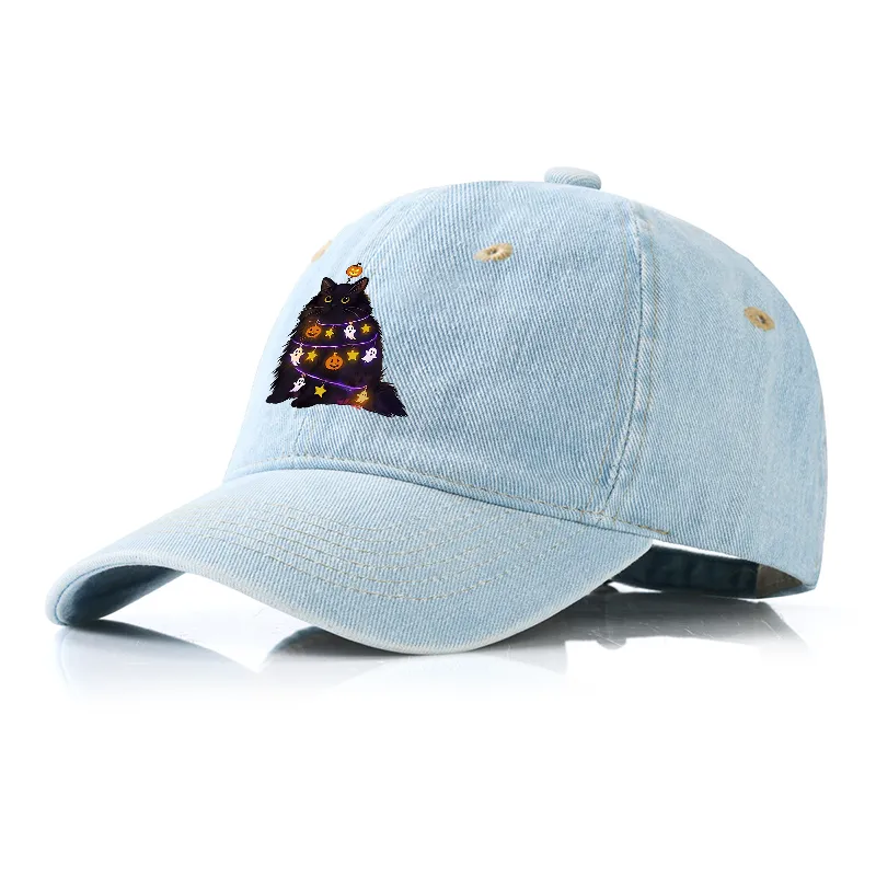 Tokyo-Tiger Halloween Cat Denim Cap
