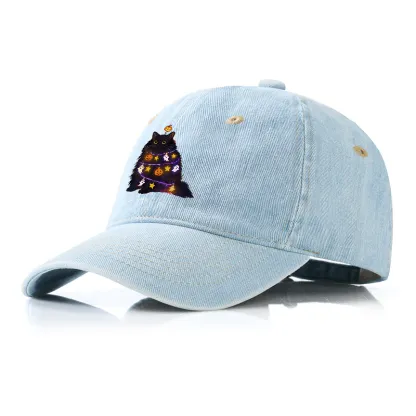 Tokyo-Tiger Halloween Cat Denim Cap
