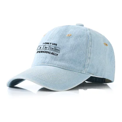 Tokyo-Tiger Interesting Chemical Elements Denim Cap