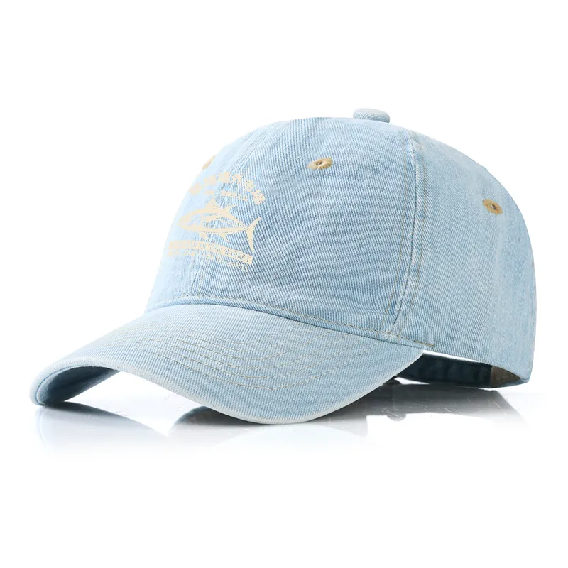 Tokyo-Tiger Japan Tsukiji Fish Market Denim Cap
