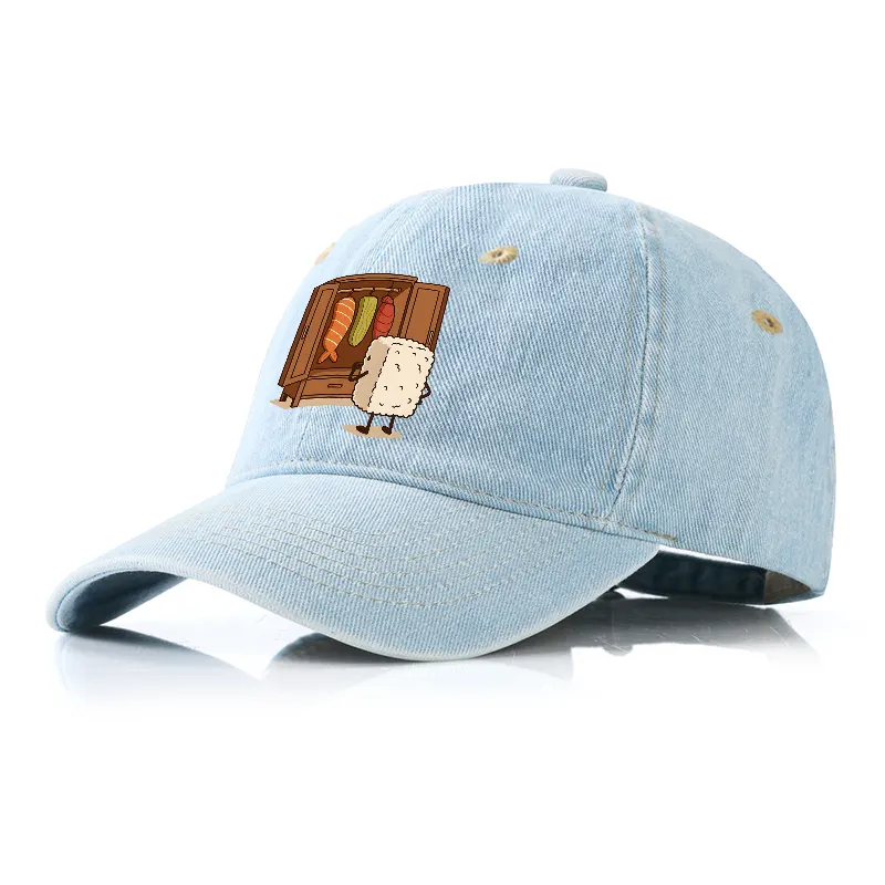 Tokyo-Tiger Sushi Pick Out  Denim Cap
