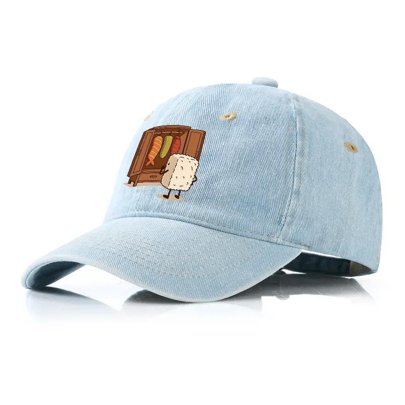 Tokyo-Tiger Sushi Pick Out  Denim Cap