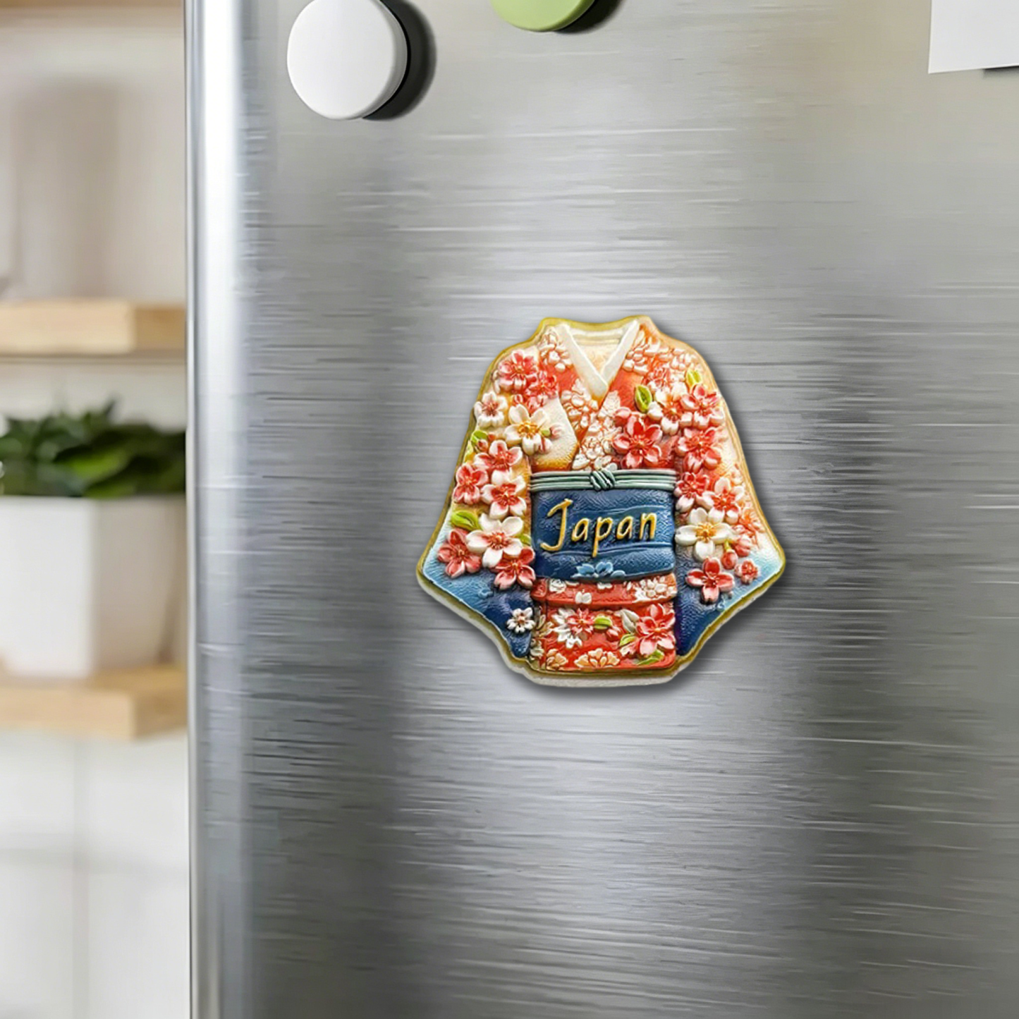 Tokyo-Tiger Cute Kimono Fridge Magnet