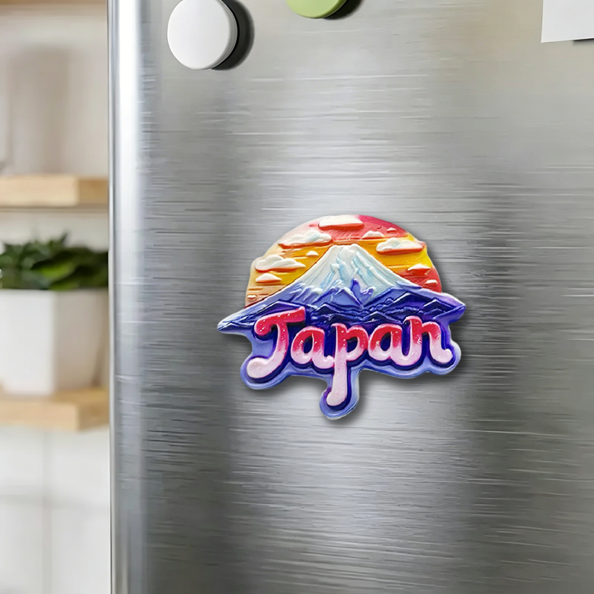Tokyo-Tiger Beautiful Mount Fuji Fridge Magnet