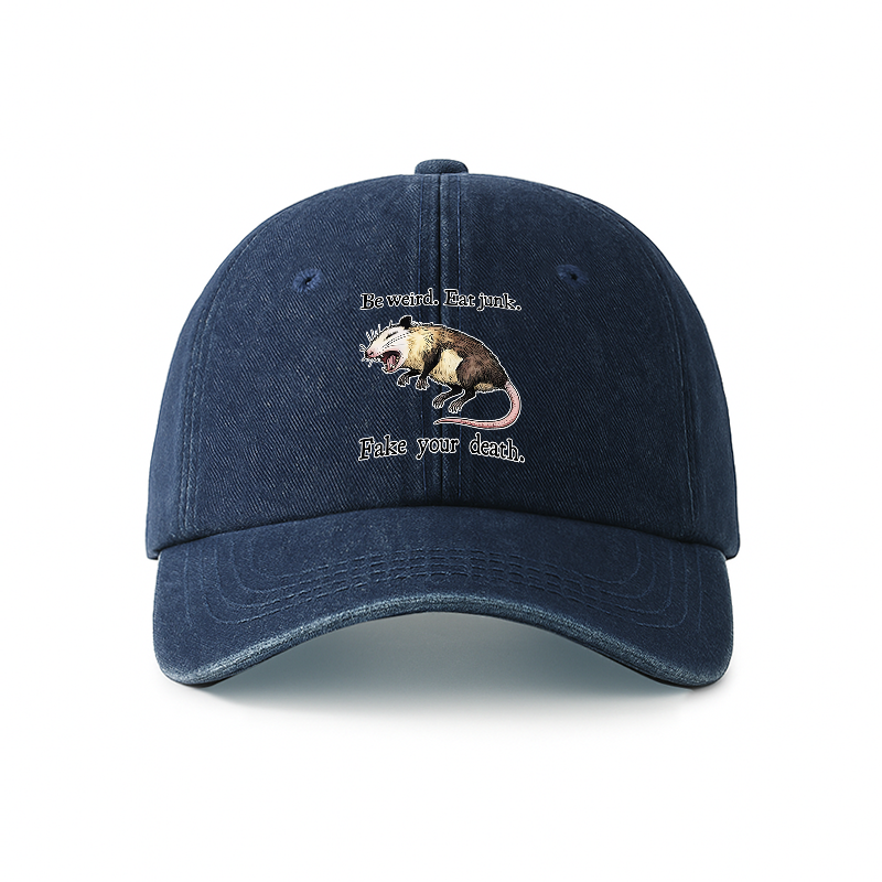 Tokyo-Tiger Possum Playing Dead Denim Cap