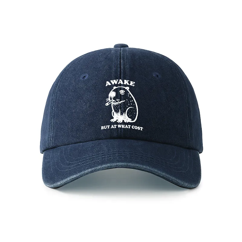 Tokyo-Tiger Smoking Capybara Denim Cap