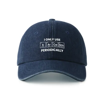 Tokyo-Tiger Interesting Chemical Elements Denim Cap