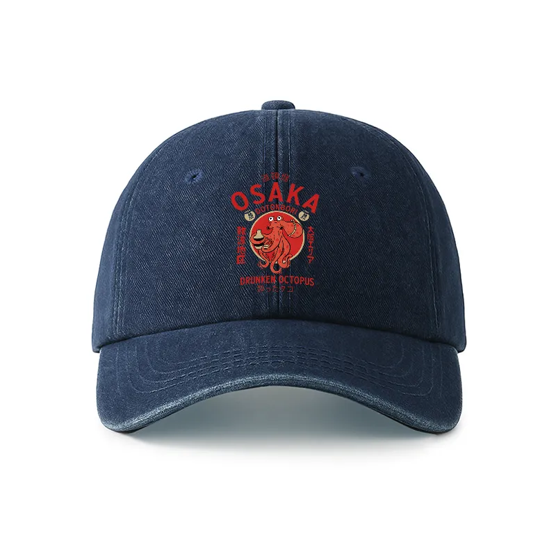 Tokyo-Tiger Drunken Octopus Japan Denim Cap