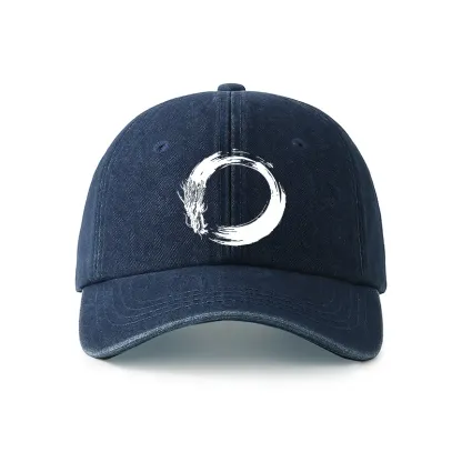 Tokyo-Tiger Dragon's Circle Denim Cap