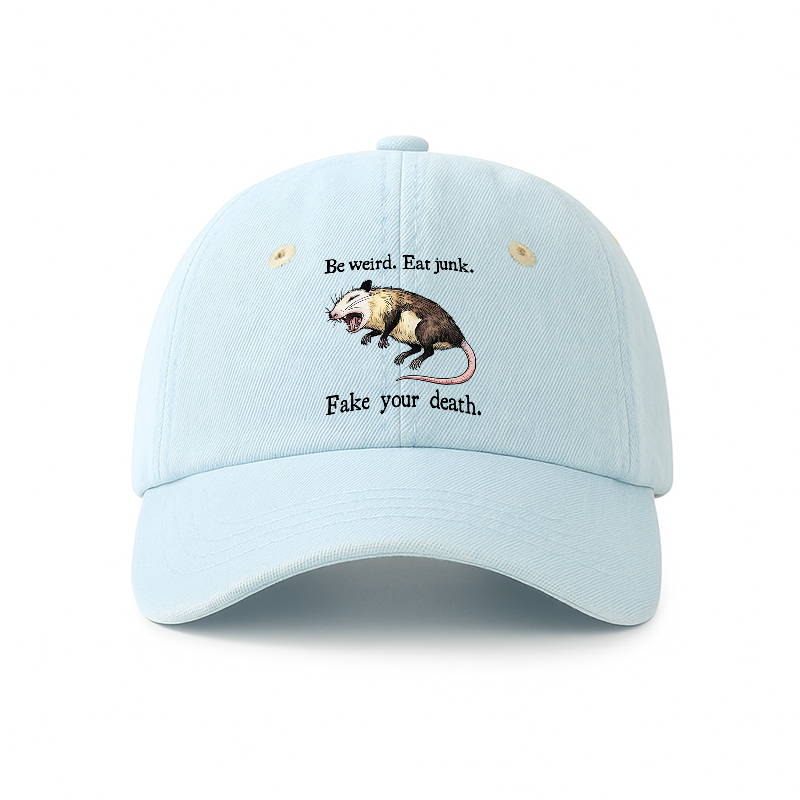 Tokyo-Tiger Possum Playing Dead Denim Cap