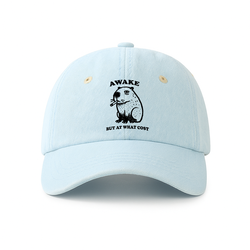 Tokyo-Tiger Smoking Capybara Denim Cap
