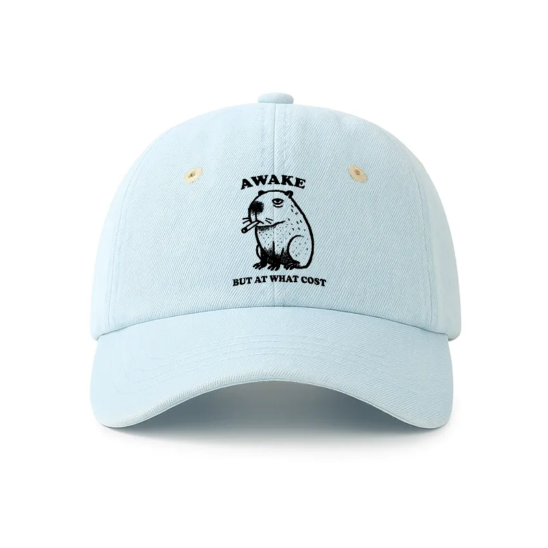 Tokyo-Tiger Smoking Capybara Denim Cap