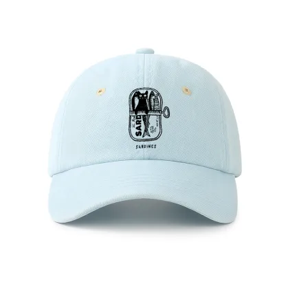 Tokyo-Tiger Cat Hiding In A Sardine Can Denim Cap