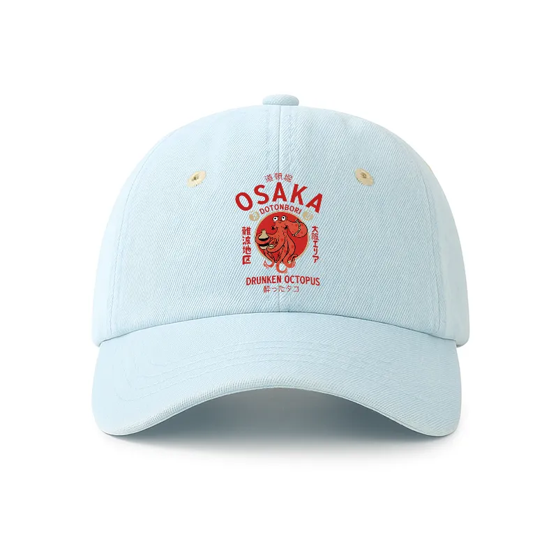 Tokyo-Tiger Drunken Octopus Japan Denim Cap