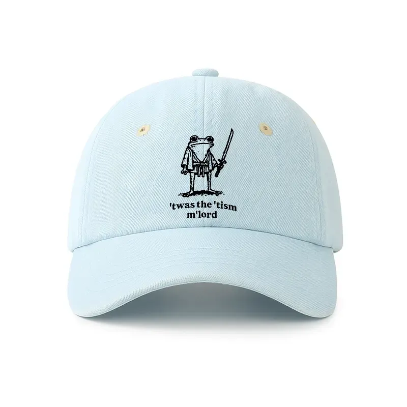 Tokyo-Tiger Focused Samurai Frog Denim Cap