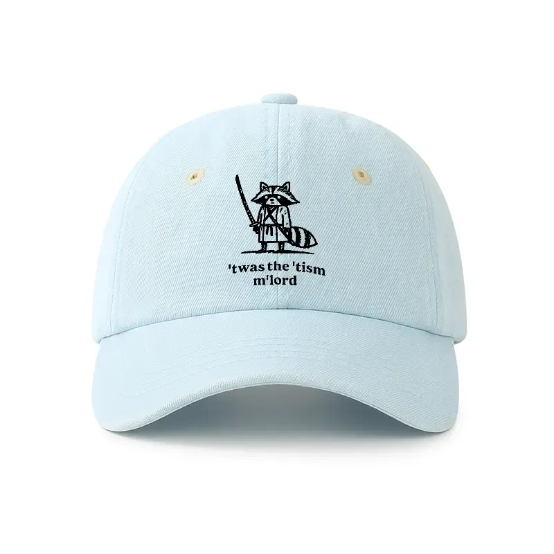Tokyo-Tiger Focused Samurai Raccoon Denim Cap