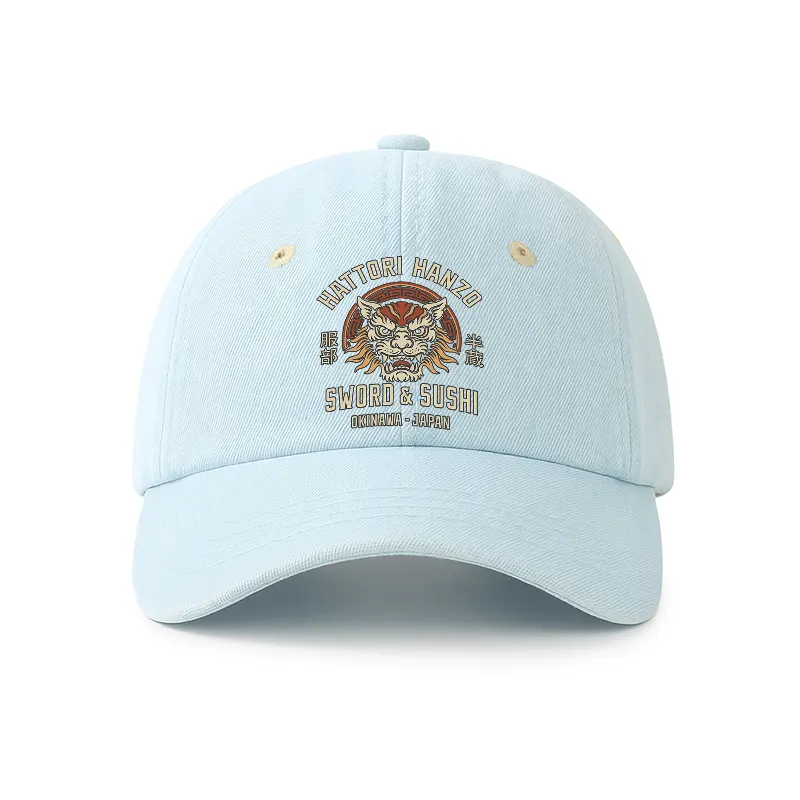 Tokyo-Tiger Hattori Lion Japanese Samurai Denim Cap