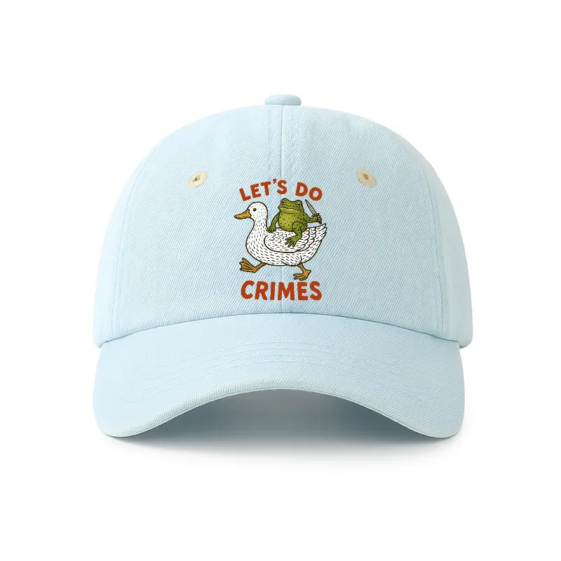 Tokyo-Tiger Frog Ready To Commit Crime Denim Cap