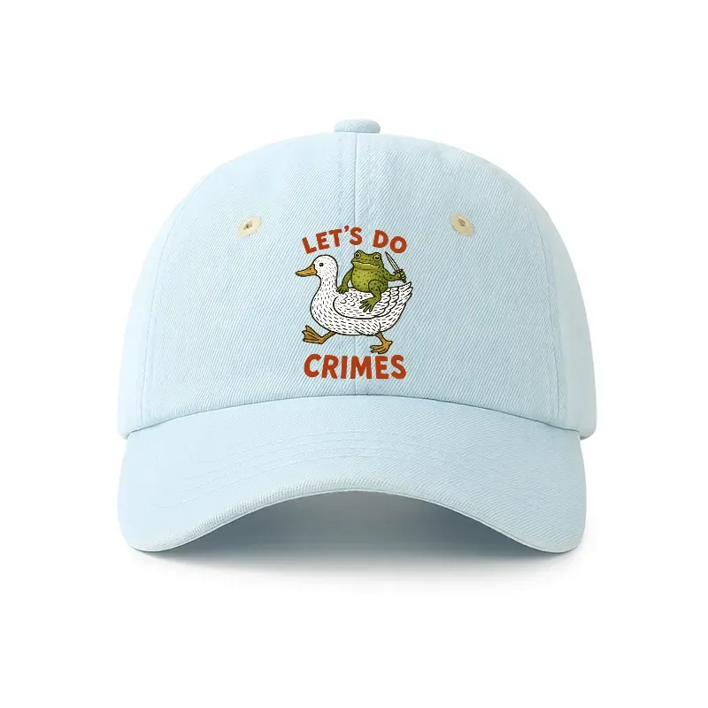 Tokyo-Tiger Frog Ready To Commit Crime Denim Cap