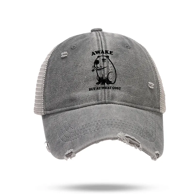Tokyo-Tiger Smoking Capybara Trucker Cap