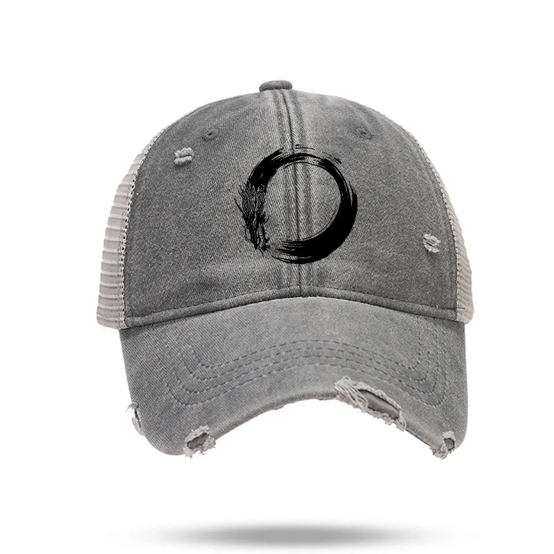 Tokyo-Tiger Dragon's Circle Trucker Cap