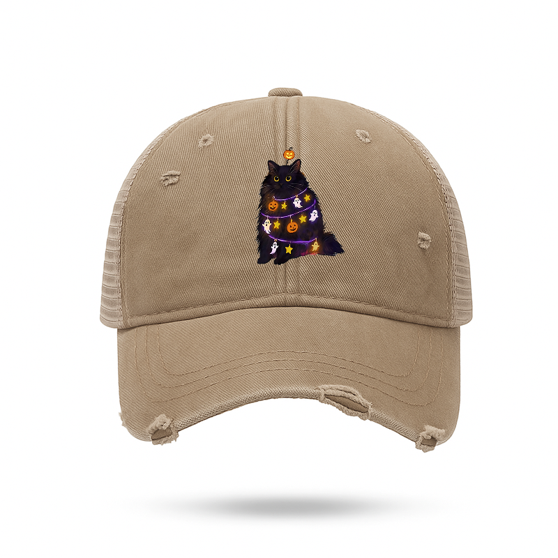 Tokyo-Tiger Halloween Cat Trucker Cap
