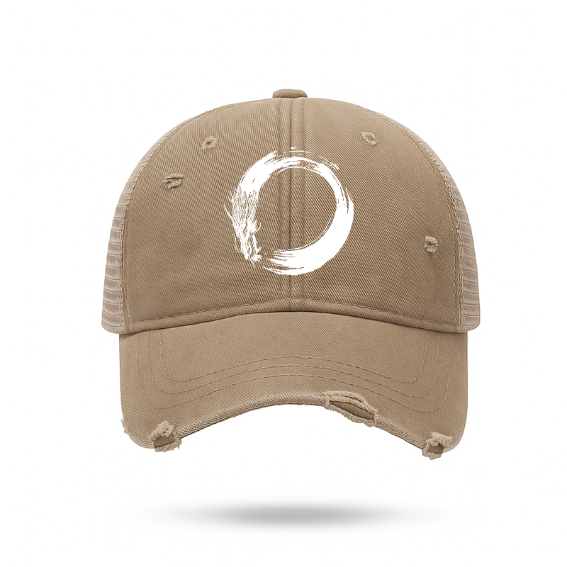 Tokyo-Tiger Dragon's Circle Trucker Cap